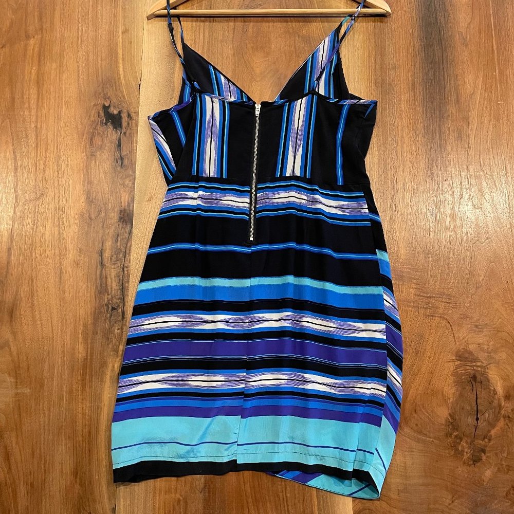 Yumi Kim Blue and Black Striped Mini Dress - Picture 4 of 4